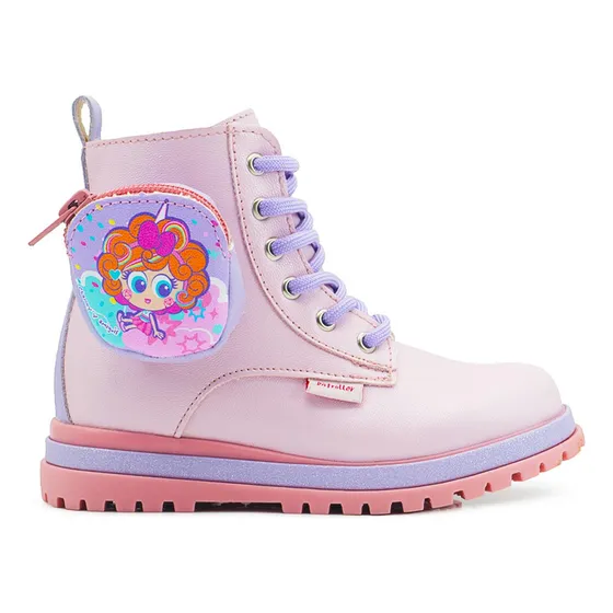 Botines Distroller Niña Invierno Monedero Chamoy Rosa 15-17