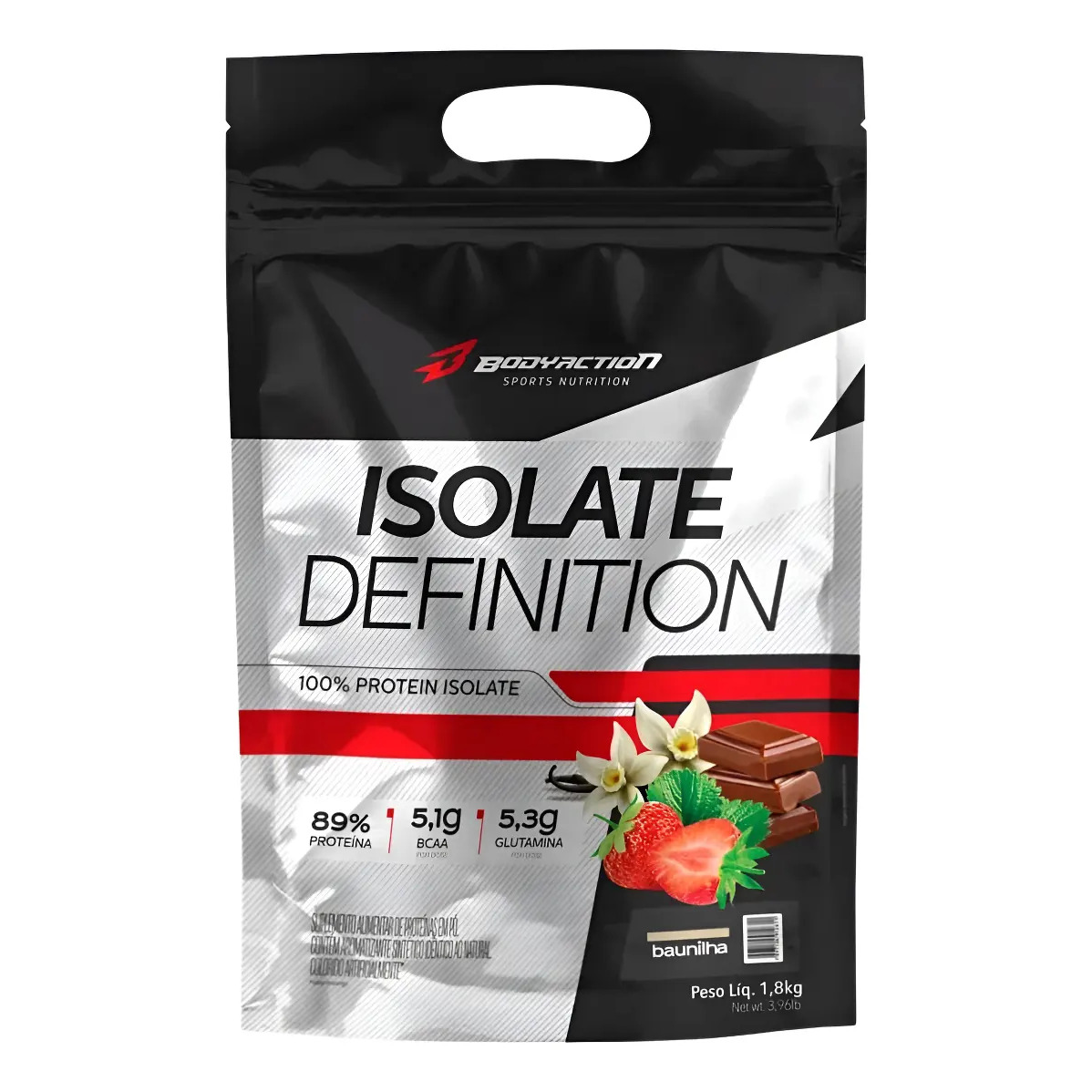 Isolate Definition Whey Isolado 1.8kg Body Action - alupa