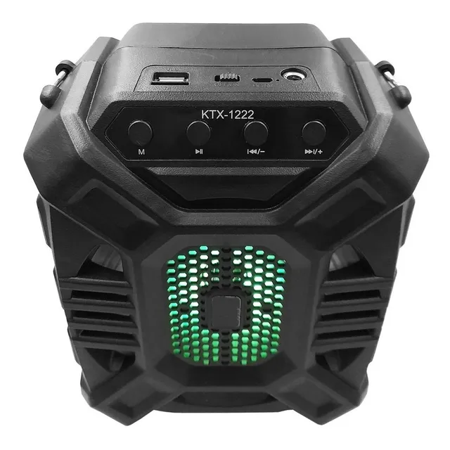 Bocina Bluetooth 6.5puLG Link Bits Sa665tl Recargable Microf Color Negro