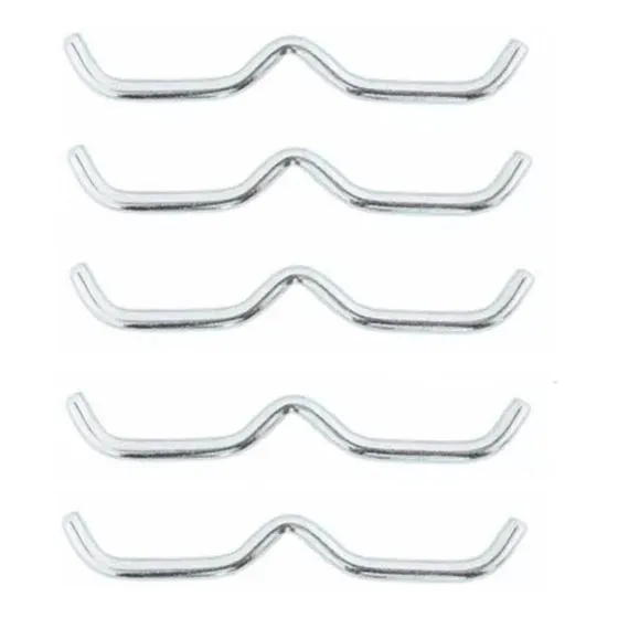 Kit 10 Ganchos Bigode W Mini Cama Elastica Jump Profissional