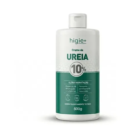 Creme Ureia 10% Higie+ 500g Restaurador Para Os Pés