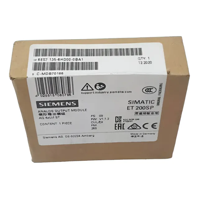 Modulo De Salidas Analogicas, Siemens, 6es7135-6hd00-0ba1 