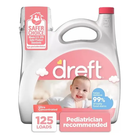 Jabón Dreft Ropa Bebés Y Niños. Ultra Concentrado 125 Cargas
