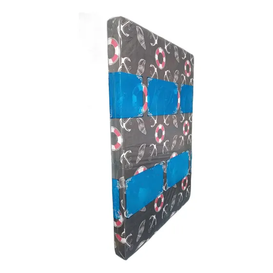Colchoneta Cama Doble Espuma Rosada, Grosor 12cm