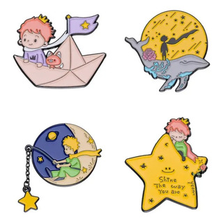 Set 4 Pines Principito Broche Metalico The Little Prince Set 4 Pines Principito Broche Metalico The Little Prince