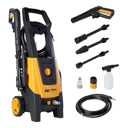 Desobstruidora E Lavadora De Alta Pressão Wap Combate Turbo Ultra 2600 Com Motor De Indução Amarelo/preto 127v 60 Hz