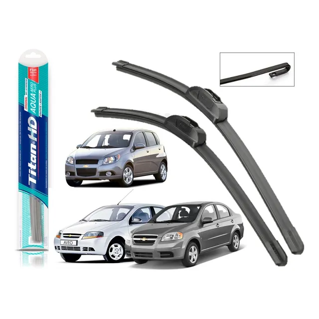 Plumillas Titan Hd Aqua Chevrolet Aveo Sedan-emotion-gt-five