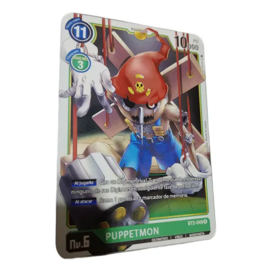 Puppetmon Bt2 Carta Digimon Proxy/repli