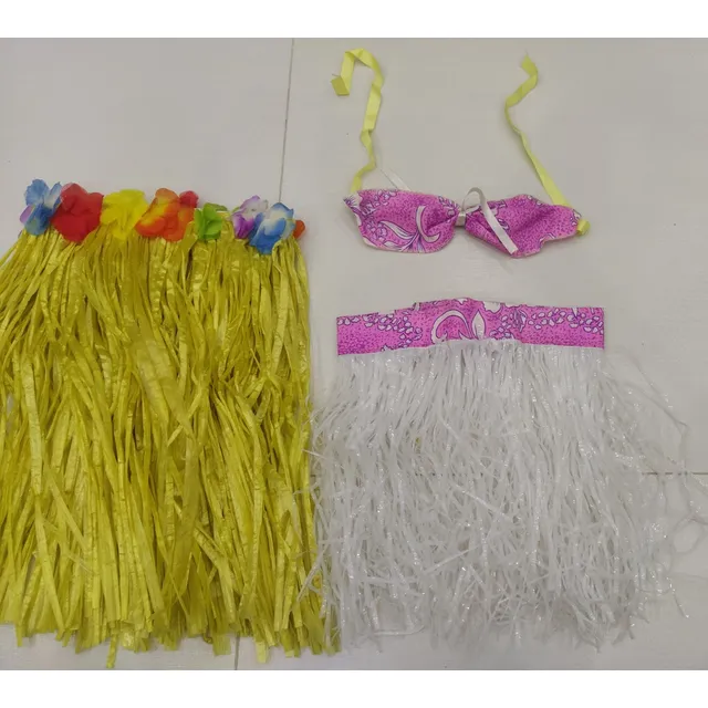 Disfraz De Hawaiana De Niña Talla 8, Horda Modas, Nuevo