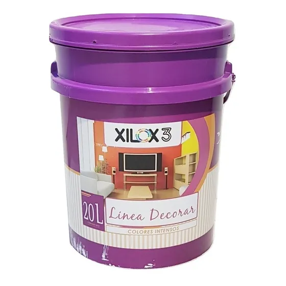 Latex Xilox 3 Linea Decorar Acrilico Lavable 20 Lts M Envios