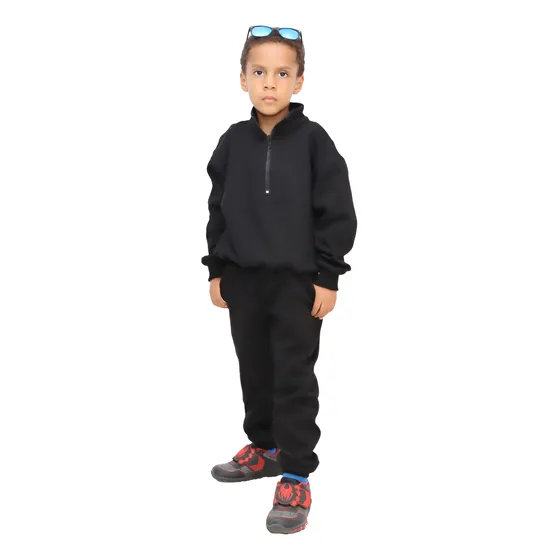 Conjunto Polera Y Jogger 100% Algodón - Negro