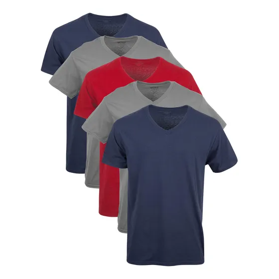Camisetas Gildan Con Cuello En V, Estilo Multipack