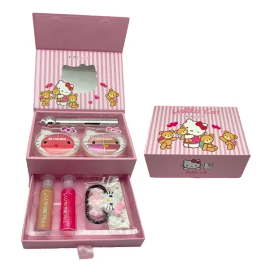 Cofre Maquillaje Set Regalo Kitty Kuromi