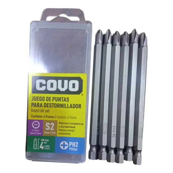 Puntas De Estría 4  Ph2 Para Destornillador