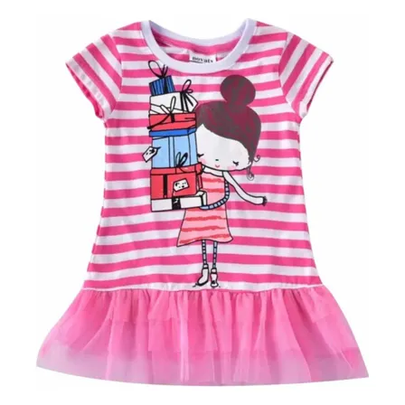 Vestido Exclusivo Diseño Niñita Con Tul