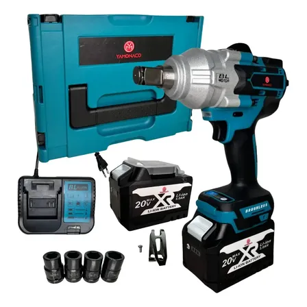 Chave De Impacto 3/4 - 3000nm A Bateria Azul-aço 50hz/60hz