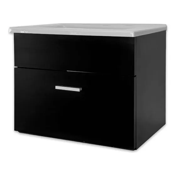 Vanitory Colgante Con Bacha 50cm Moderno Baño Mueble Hogar
