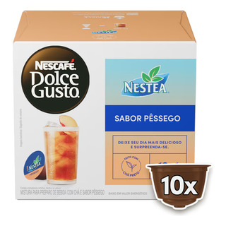ChĂĄ Em CĂĄpsula Nestea Dolce Gusto Pessego 180g Caixa 10 Unid ChĂĄ Em CĂĄpsula Nestea Dolce Gusto Pessego 180g Caixa 10 Unid