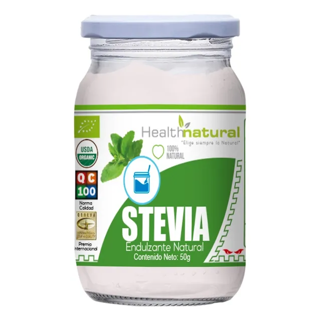 2 Frascos Stevia Natural Pura 50g (pack 2 Frascos)