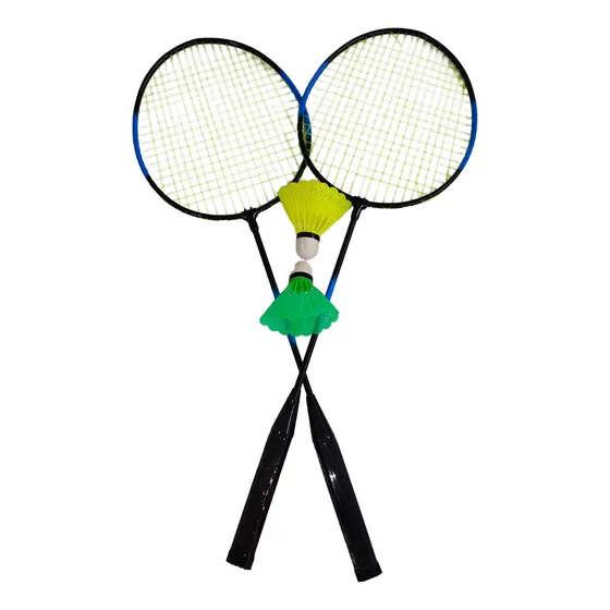 Kit Badminton Adulto 2 Raquetas + 2 Plumas + Bolso Traslado
