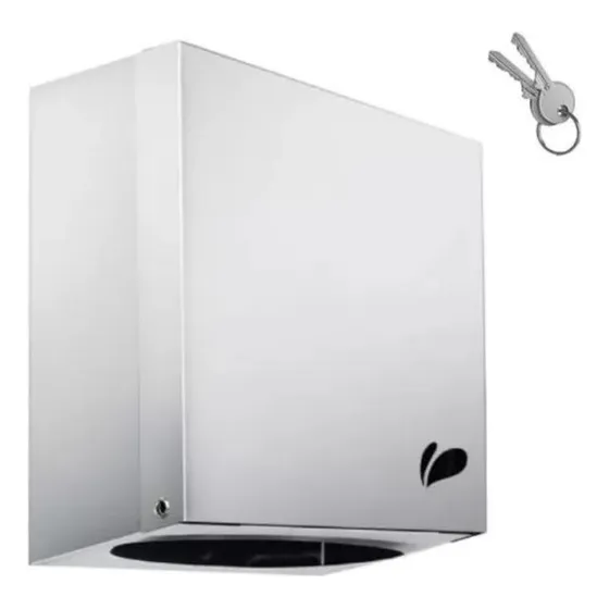 Toalheiro Inox Dispensador De Papel Toalha Ideal Biovis