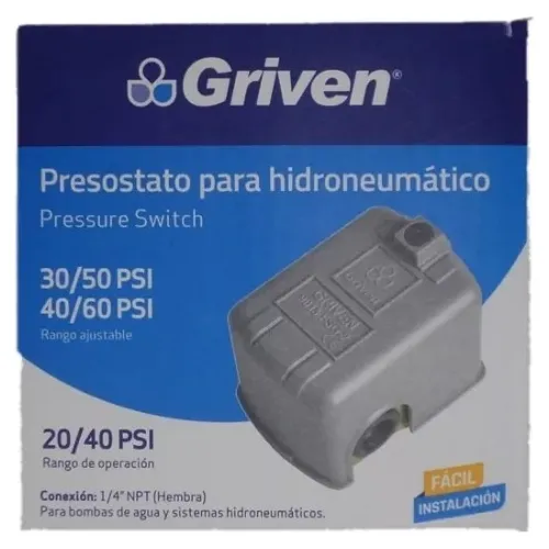 Presostato Para Hidroneumatico 20-40 Psi