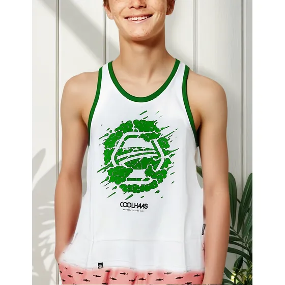 Musculosa Coolhaas De Niño Algodón, Dibujo Infantil, P Playa