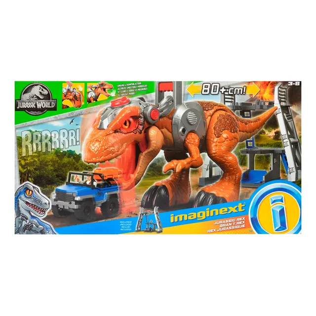 Dinosaurio Gran T-rex Jurassic World Imaginext Fisher Price