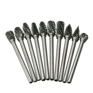 Rebabeadores 10 Pzs Carburo Tungsteno Fresa Rotativa Rebabeadores 10 Pzs Carburo Tungsteno Fresa Rotativa