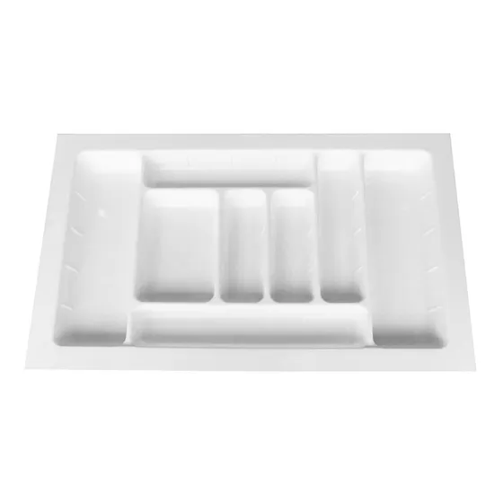 Cubertero Blanco Plástico Abs Módulo 80 Cm