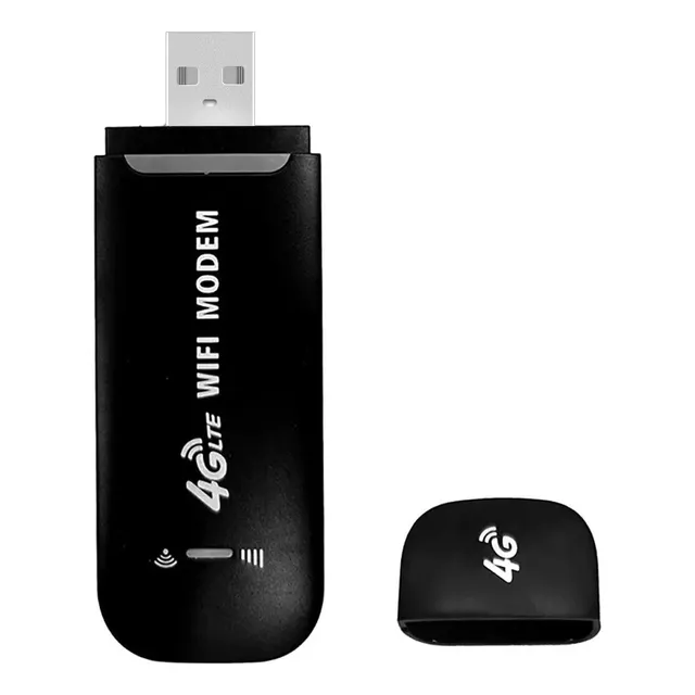 Modem Mini Wifi De Usb 3.0 Portátil Alta Estabilidad Negro