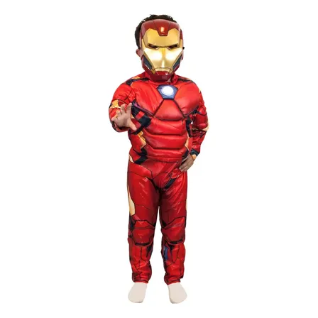 Disfraz Iron Man Con Mùsculos Original Marvel Disfraz Iron Man 7 A 8 Años