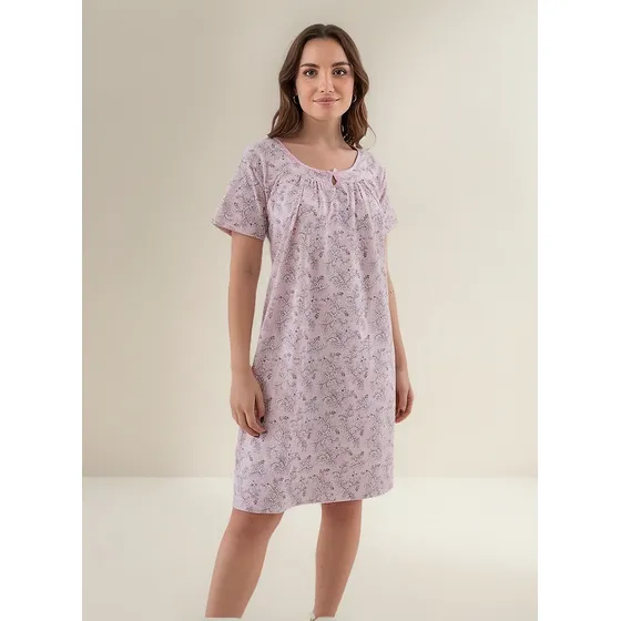 Camison Media Manga Algodón Talle Grande Ropa Dormir Lumiere