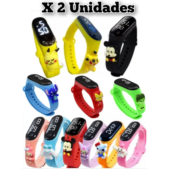 Reloj Digital De Niño Y Niña