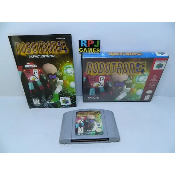  Robotron 64 Original P/ Nintendo 64 N64 - Loja Fisica Rj