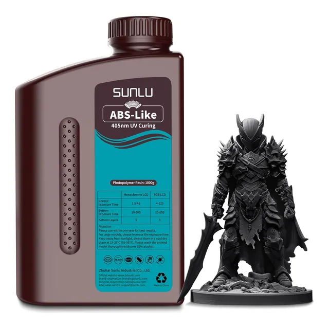 Resina 3d Tipo Abs, 1kg 405nm Uv, Mejor Resistencia Y Fuerza