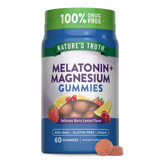 Nature's Truth Melatonina + Magnesio 60 Gomitas