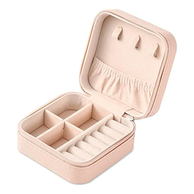 Mini Joyero De Viaje Portátil, Organizador De Anillos De Joy