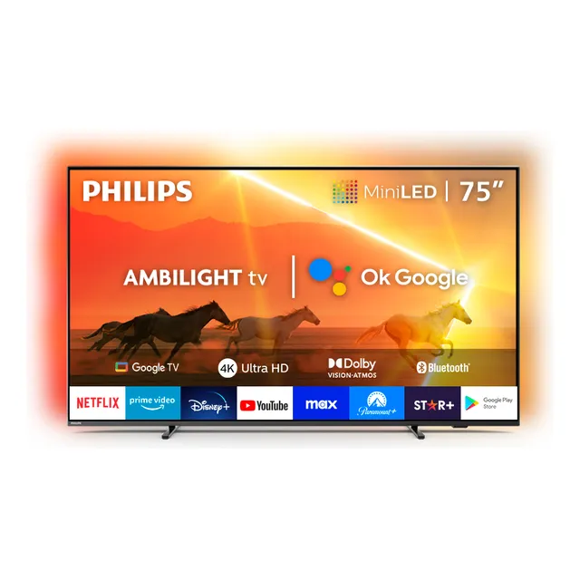 Smart Tv Philips 75pml9118 4k 75'' Con Ambilight Y Google Tv