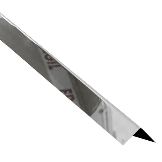 Angulo Acero Inoxidable Terminacion 2,45mtsx15mm Fabricante