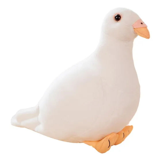Muñeco De Peluche De Pájaros, Paloma Realista, Juguete De