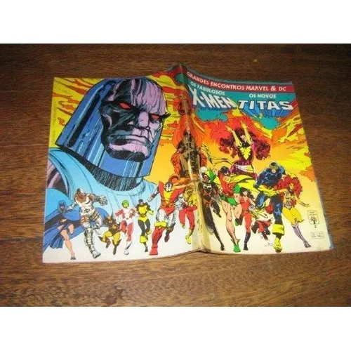X-men Vs Titãs Grandes Encontros Marvel E Dc Ed Abril Nº 2