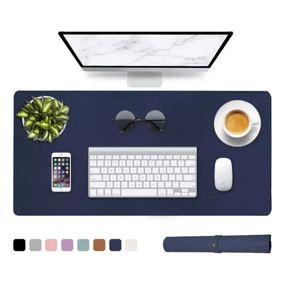 Pu Mouse Pad Desk Protector Juego Oficina Con Estilo 80x40cm