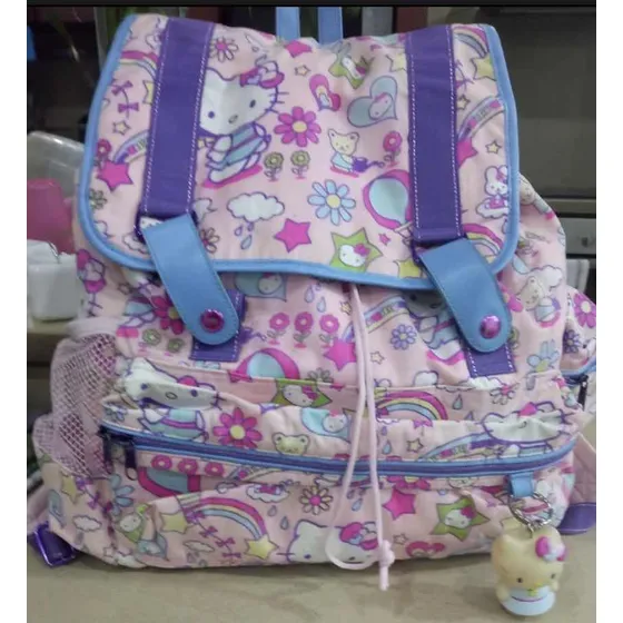 Bolso Escolar Hello Kitty. Sanrio. Nuevo