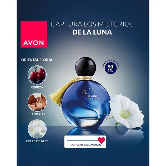 Avon Perfume Far Away Beyond The Moon 50ml Spray