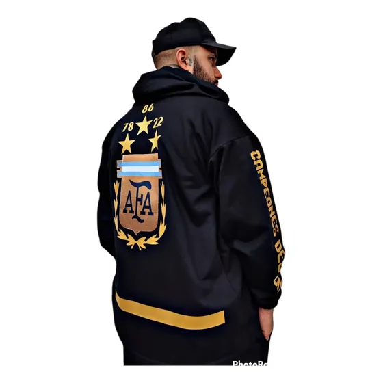 Conjunto Campera Mas Pantalón Cargo Triple Estrella Campeón