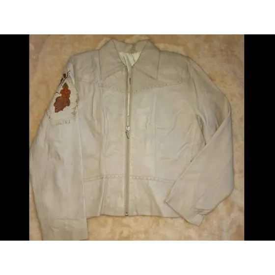 Chaqueta De Cuero Colombiano Legitimo Para Damas 
