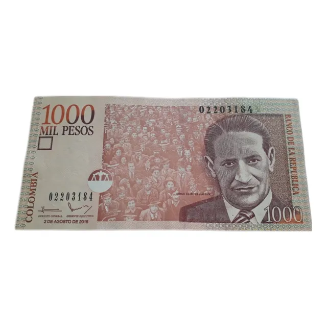 Colombia 1000 Pesos  2 De Agosto 2016 Excelente Estado 