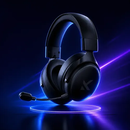 Headset Gamer Sem Fio Alienware Tri-mode Aw920h Dark Side Preto