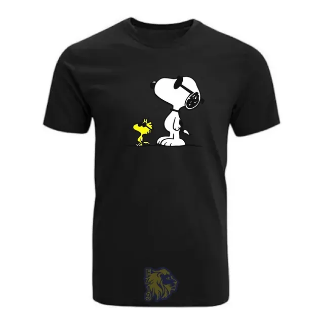 Polera Estampada Comics, Snopy Perro, Serie Romanosmodas